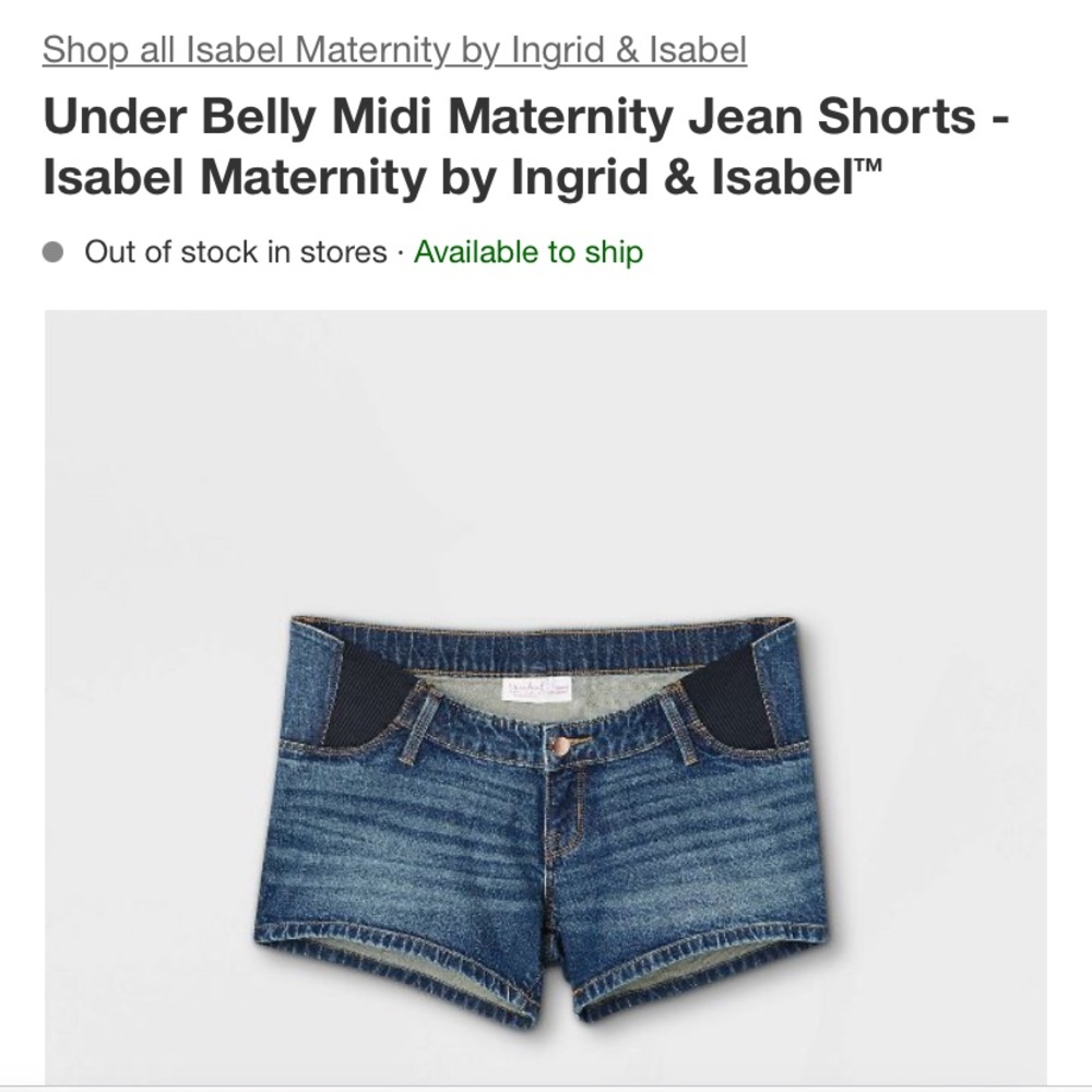 New Isabel maternity shorts - Picture 5 of 5